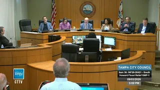 Tampa City Council discusses South Howard Flood Relief Project
