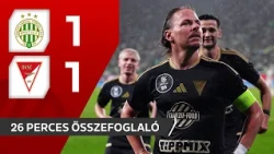 OTP Bank Liga: Ferencvárosi TC–Debreceni VSC 1–1 | 26 perces összefoglaló