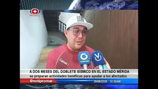 Dos meses del doblete sísmico y en Mérida se preparan actividades benéficas para ayudar a afectados
