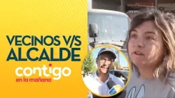 "¡NO AVISAN!": El tenso versus de vecinos contra alcalde de Peñalolén - Contigo en la Mañana