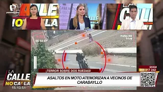 Motorcycle robberies terrify Carabayllo residents daily