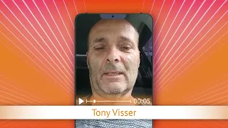 TV Oranje app video message - Tony Visser