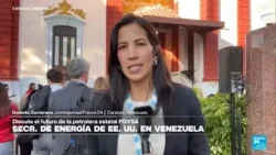 Informe desde Caracas: secretario de Trump visita Venezuela para posible fin de embargo petrolero