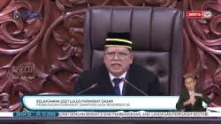 29 OKT 2026-BP-BELANJAWAN 2027 LULUS PERINGKAT DASAR: PERBAHASAN PERINGKAT JAWATANKUASA NOVEMBER INI