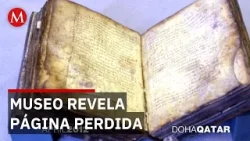 Hallan en museo de Francia página perdida del manuscrito de Arquímedes