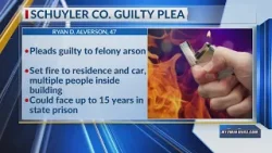 Watkins Glen man pleads guilty to arson