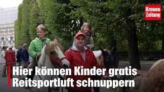 More Than Just a Sport for the Rich: Kids Get a Free Taste of Horseback Riding krone.tv NEWS