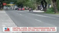 Central Luzon, may pinakamaraming road crash injuries nitong Holy Week 2026: DOH | CLTV36 News Clip