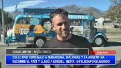 "PELUSA POR EL MUNDO": HABLAMOS CON LUCAS EN SU PASO POR ESQUEL