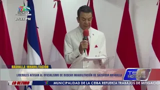 Liberals accuse the ruling party of seeking to disqualify Salvador Nasralla