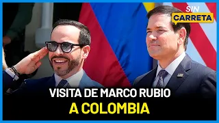 Marco Rubio's powerful message upon arriving in Colombia alongside Abelardo de la Espriella