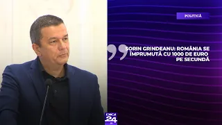 Sorin Grindeanu: Inflația a scăzut marginal după ce guvernul Bolojan o dublase