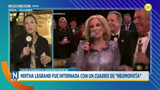 Mirtha Legrand hospitalized with "pneumopathy" |N8:30 PM| 09-26-18