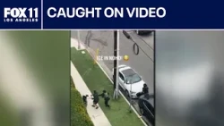 Armed ICE agent confronts bystander in North Hollywood