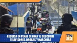 Requisa en penal de zona 18 descubre televisores, drogas y mascotas