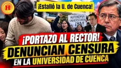 ¡Estalló la U. de Cuenca! Concejales denuncian intromisión política y estudiantes acusan mordaza