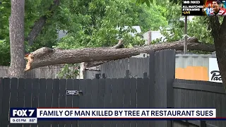 Lawsuit filed after falling tree kills man in Austin