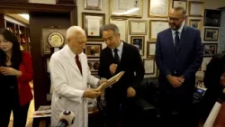 Prof. Haberal Welcomed the Karabakh Delegation in Turkey. The Delegation Visited Baskent Universi...