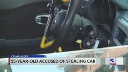 15-year-old caught in stolen Kia, police say