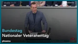 Bundestagsdebatte zum nationalen Veteranentag am 25.04.24