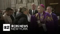Archbishop Ronald Hicks leads his first Ash Wednesday at St. Patrick's Cathedral