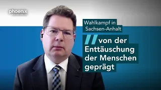 phoenix tagesgespräch mit Prof. Oliver Holtemöller zur Wahl in Sachsen-Anhalt | 04.09.26