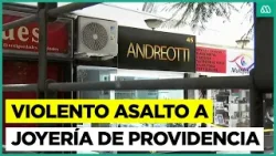 Delincuentes simularon ser trabajadores de construcción: Millonario robo a joyería en Providencia