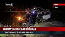 Tragic Accident in Çorum! 4 Lives Lost, Engaged Couple’s Happiness Cut Short