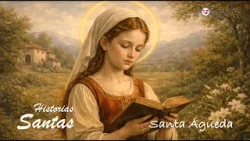 SANTA ÁGUEDA ?  HISTORIAS SANTAS ✍️ LIRIOS Y ROSAS DEL JARDIN DE LA IGLESIA ???