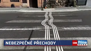 Nebezpečné přechody v Děčíně: Jeden ohrožuje nevidomé, další nepostřehne ani zdravé oko