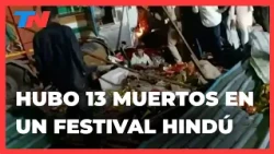 TRAGEDY IN INDIA I Truck kills 13 people during a Hindu festival
