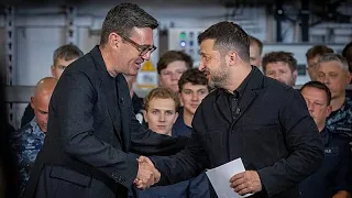 Burnham pledges full support to Ukraine in first meeting with Zelenskyy