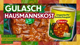 Canned vs. Fresh: How Good Is Supermarket Goulash? | Sat.1 Ready-Meal Check