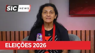 PSB Senate candidate Neidinha Suruí interviewed on SIC NEWS