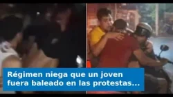 Régimen niega que un joven fuera baleado en las protestas de Morón y difunde imagen dudosa del supue Régimen niega que un joven fuera baleado en las protestas de Morón y difunde imagen dudosa del supue