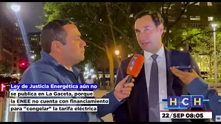 ¡Sin dinero para congelar la tarifa! ENEE explica retraso de nueva ley