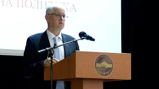 Лекция на министъра на отбраната Димитър Стоянов пред офицерите от ВА „Г. С. Раковски“