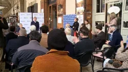 Carlo Calenda ad Arezzo per sostenere la candidatura di Marco Donati