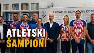 Prijem u HOO-u za sjajne atletičare, njihove trenere i izaslanstvo HAS-a