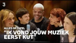 Mandy Emadi aan tafel met Gotu Jim, SEF, jet van der steen en meer bij Alles op Tafel | NPO 3FM