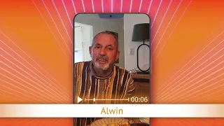 TV Oranje app video message - Alwin