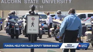Funeral held for Claiborne County Deputy Terrian Bailey who was killed in line of duty