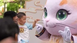 🐱🌸В парках Пекина «расцвели» гигантские коты