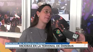 Crespo - Mejoras y puesta en valor de la terminal de ómnibus