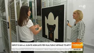 Depot e GKK-së ,kushte adekuate për ruatjen e veprave të artit - Mirëmëngjesi Kosovë 04.09.2026