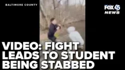 На видео запечатлена драка, в результате которой ученик получил ножевое ранение возле средней шко...