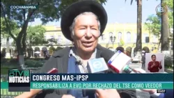 Loayza responsabiliza a Evo  por decisión del TSE de rechazar la supervisión del Congreso en El Alto