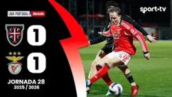 Resumo: Casa Pia  1-1 Benfica - Liga Portugal Betclic | sport tv