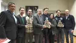 Pau Navarro, Jan Rosa i Oriol Vidal, homenatjats per les seves victòries en el Ral·li Dakar 2026