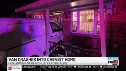 Van crashes into Cheviot home, driver cited for OVI